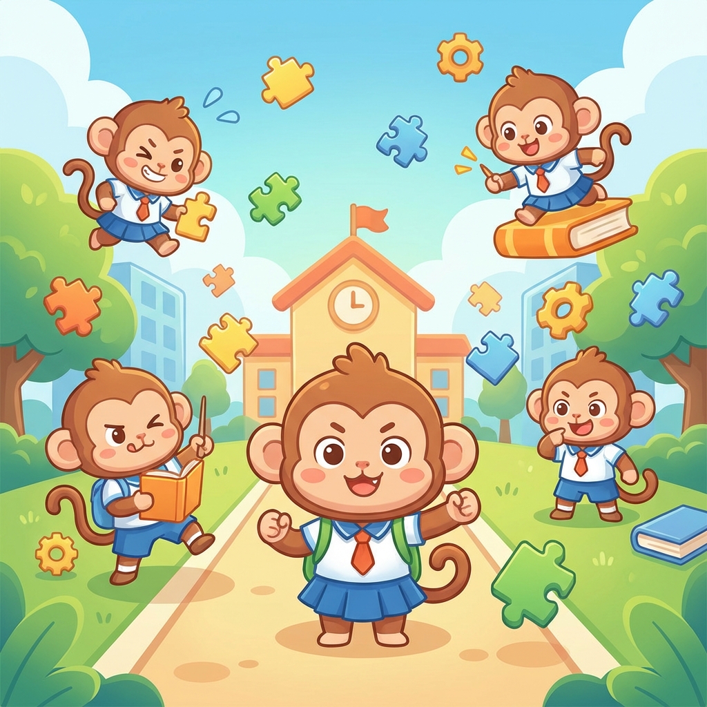 猴子学生校园恶作剧攻略封面