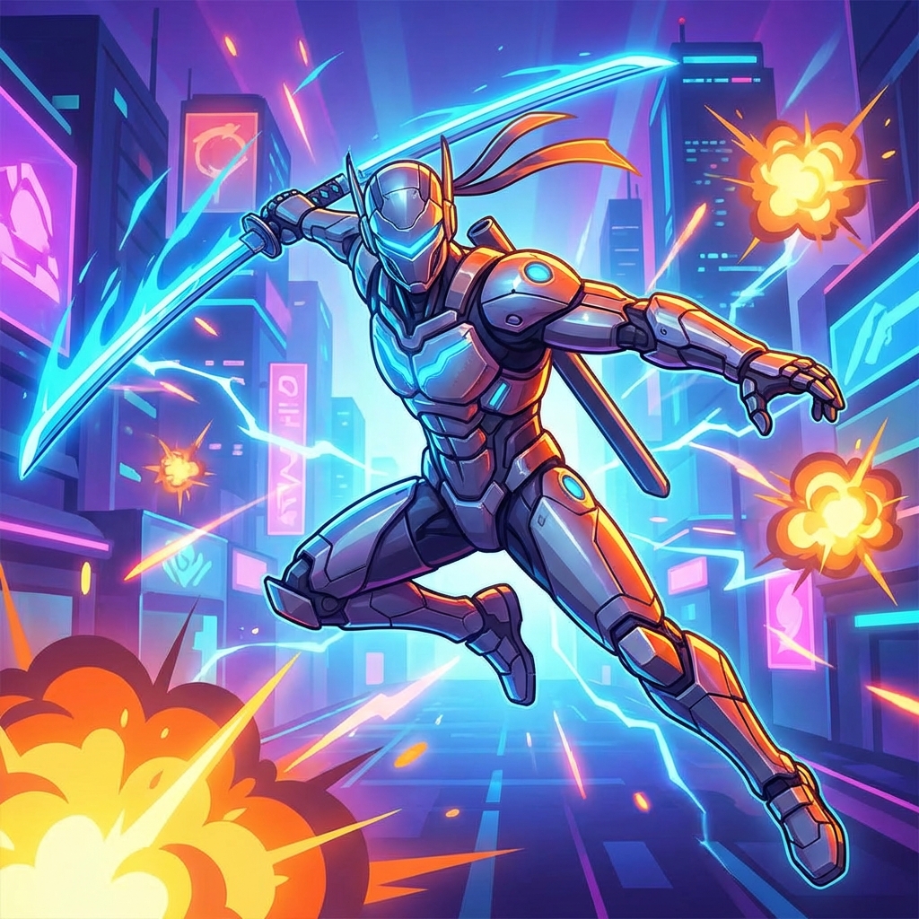 机器人忍者3D攻略封面