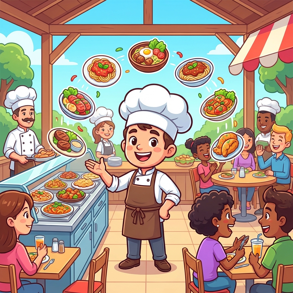 欢乐餐厅大师攻略封面