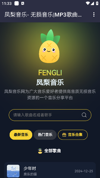 凤梨音乐app最新版本下载