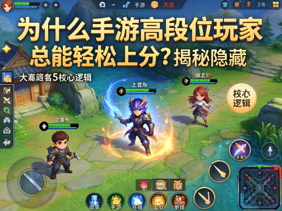 为什么手游高段位玩家总能轻松上分?揭秘隐藏的5大核心逻辑 为什么手游高段位玩家总能轻松上分