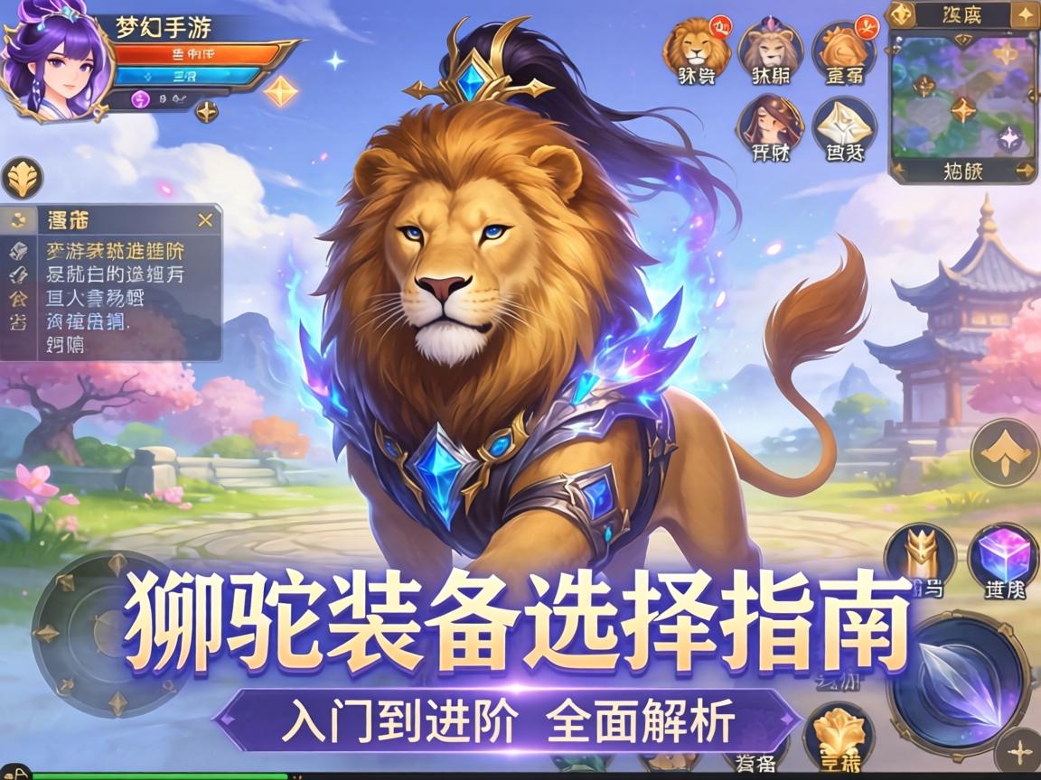 梦幻手游狮驼装备选择指南