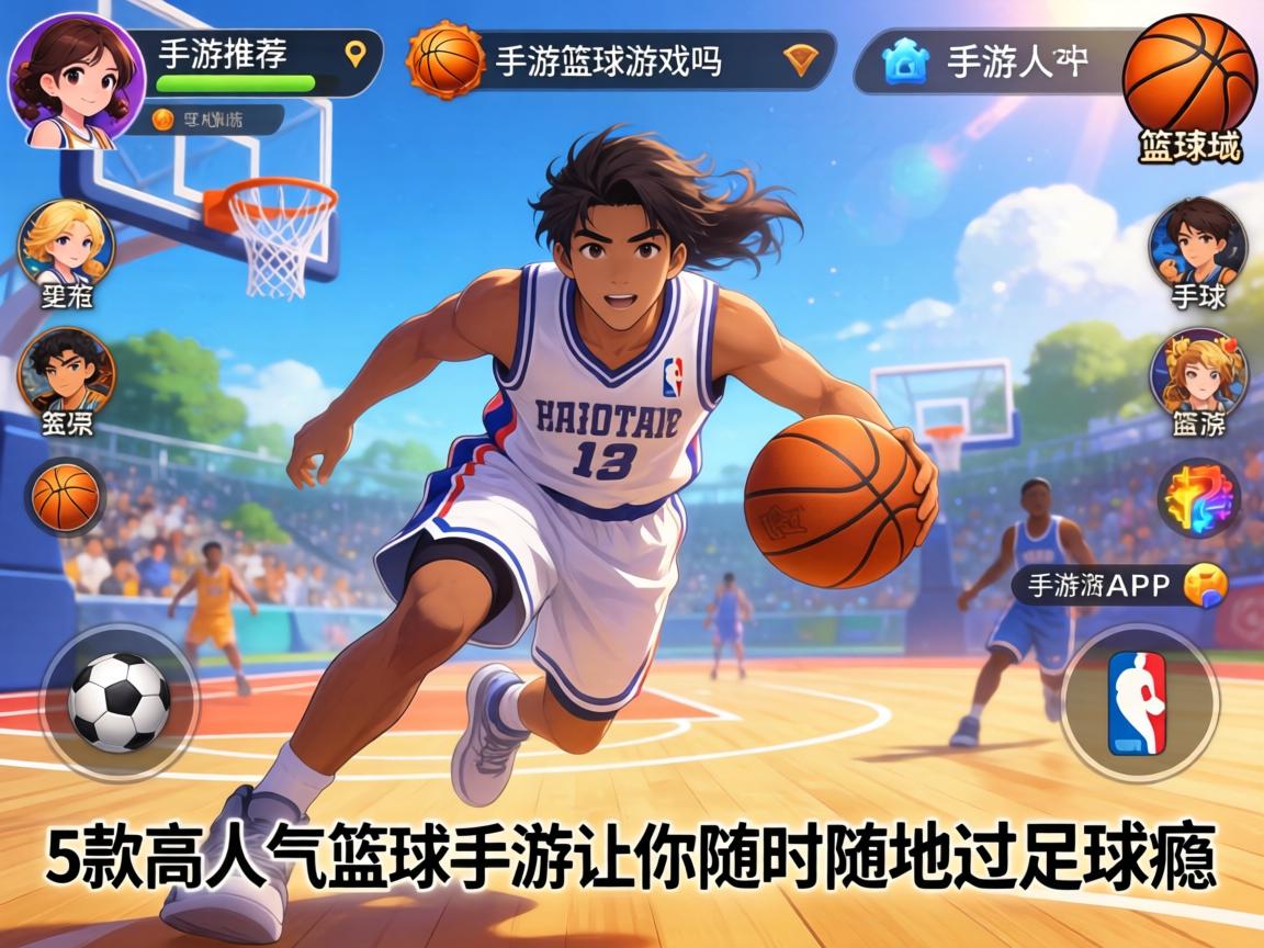 这5款高人气篮球手游让你随时随地过足球瘾