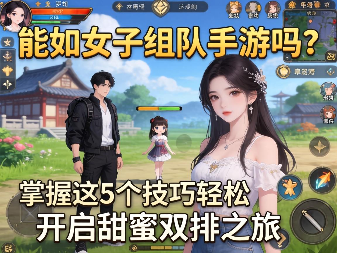 能和妹子组队手游吗?掌握这5个技巧轻松开启甜蜜双排之旅 掌握这5个技巧轻松开启甜蜜双排之旅