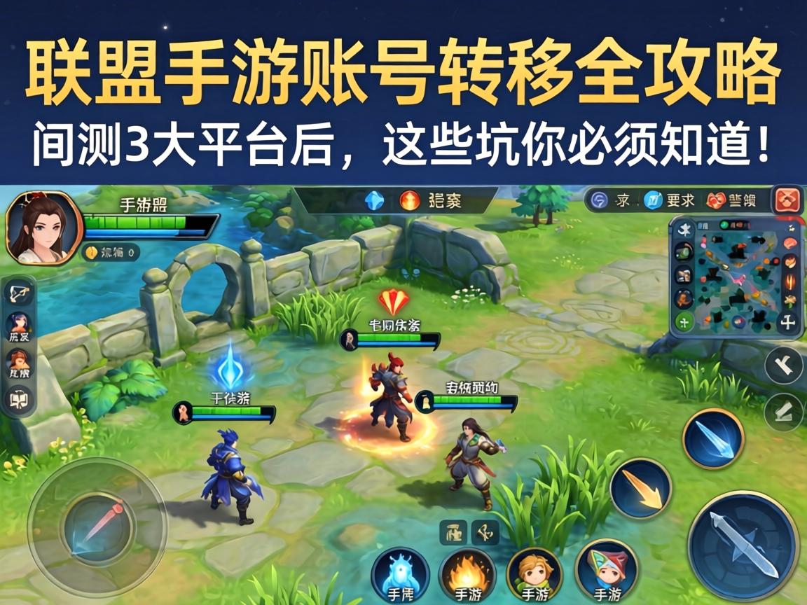 联盟手游账号转移全攻略,实测3大平台后,这些坑你必须知道! 联盟手游账号转移全攻略