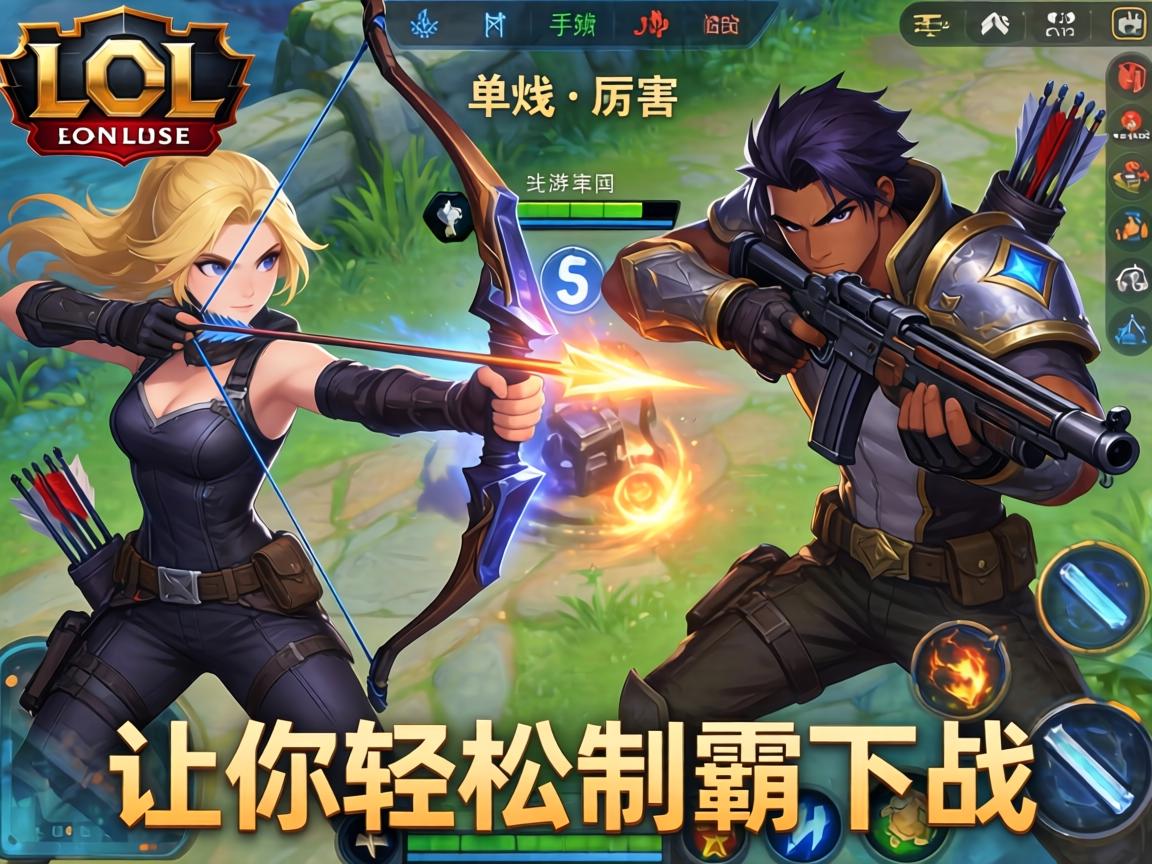 LOL手游什么射手单挑厉害？这5位英雄让你轻松制霸下路