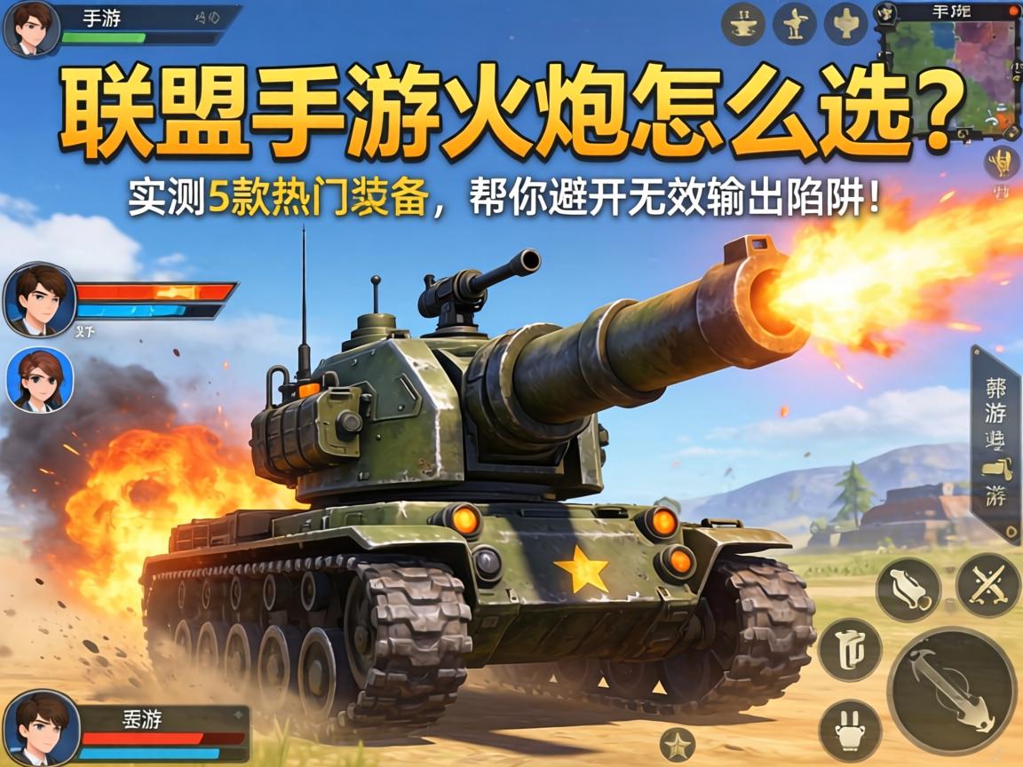 联盟手游火炮怎么选？实测5款热门装备，帮你避开无效输出陷阱！