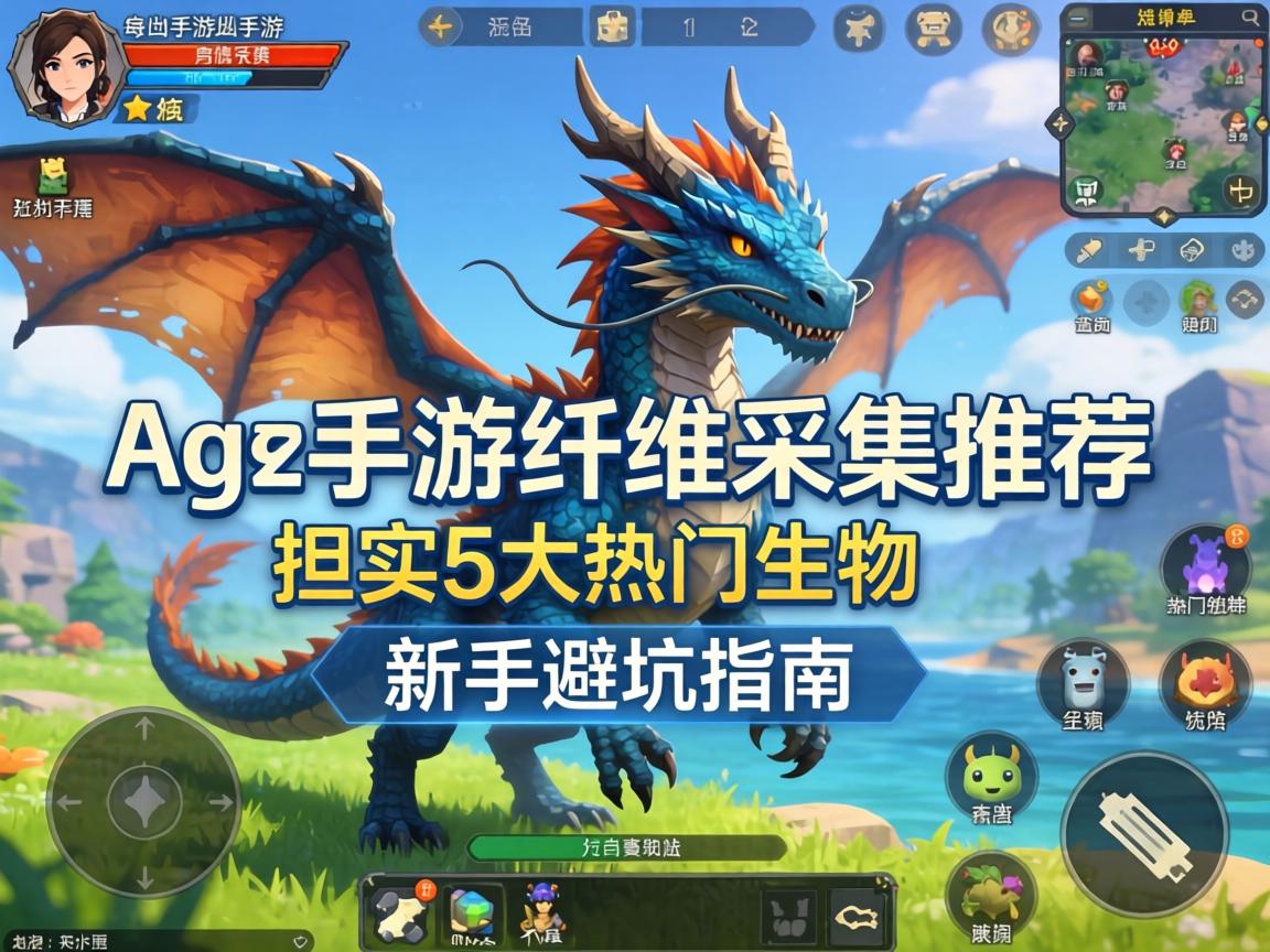 方舟手游纤维采集龙推荐，实测5大热门生物，新手避坑指南