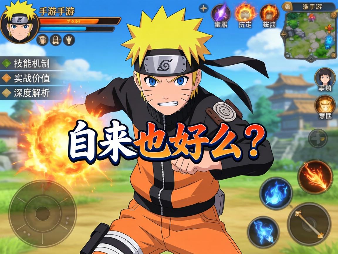 火影手游自来也好么？从技能机制到实战价值深度解析