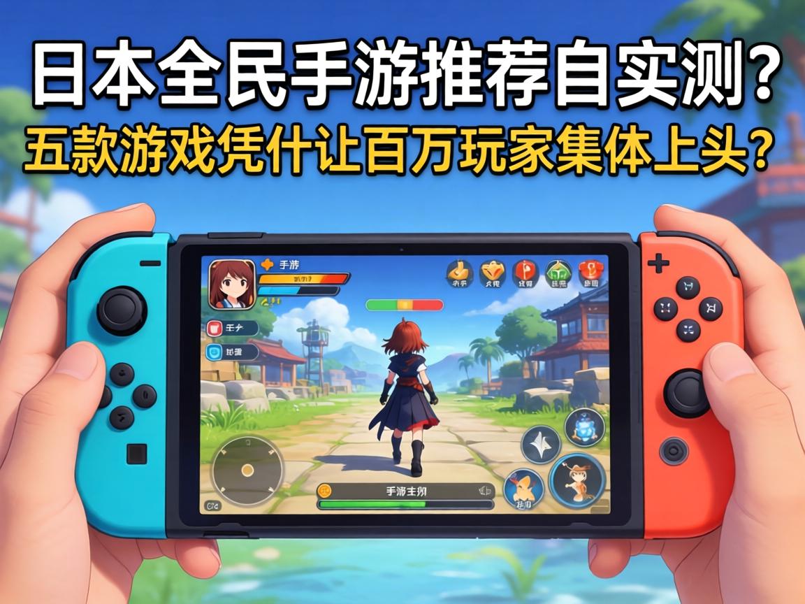 日本全民手游推荐实测，这五款游戏凭什么让百万玩家集体上头？