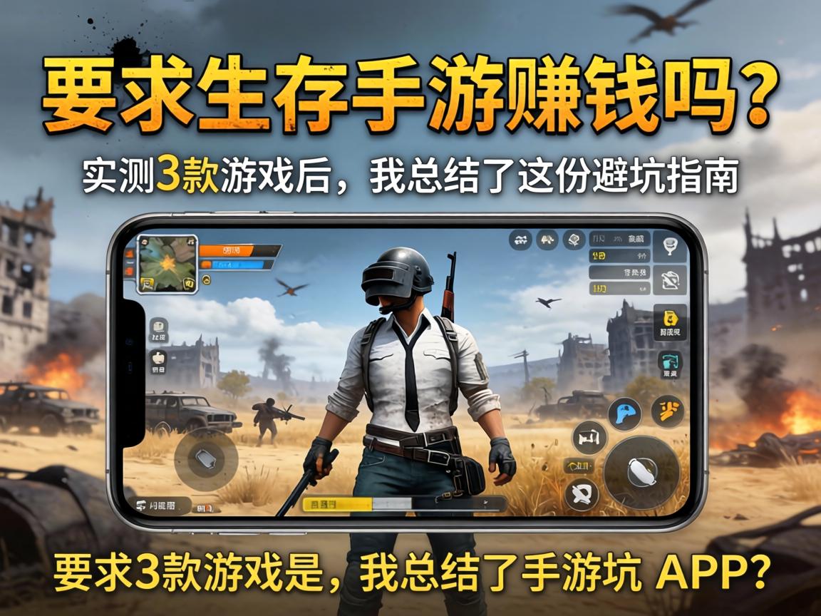 末日生存手游赚钱吗？实测3款游戏后，我总结了这份避坑指南