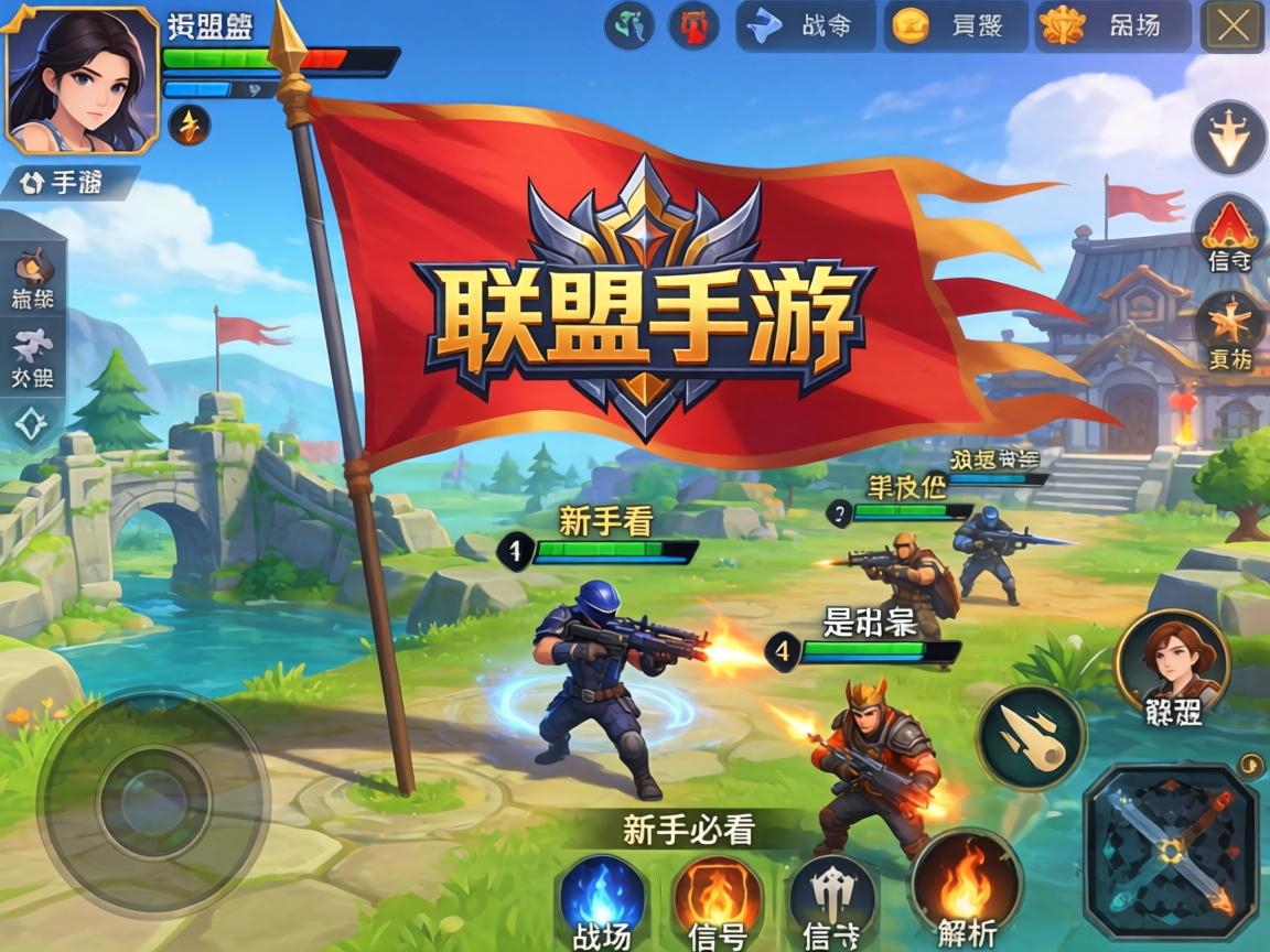 联盟手游红色战旗是什么？新手必看的战场信号与战术解析