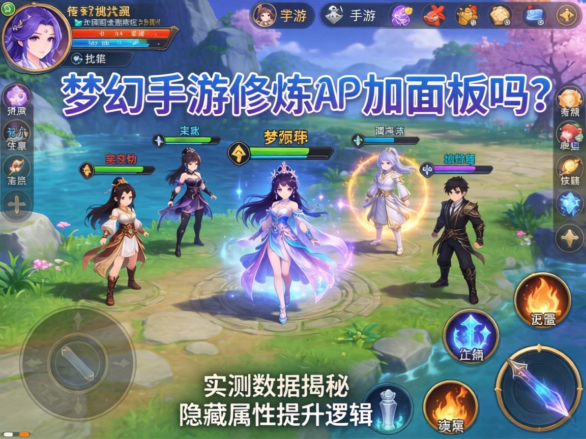 梦幻手游修炼不加面板吗？实测数据揭秘隐藏属性提升逻辑