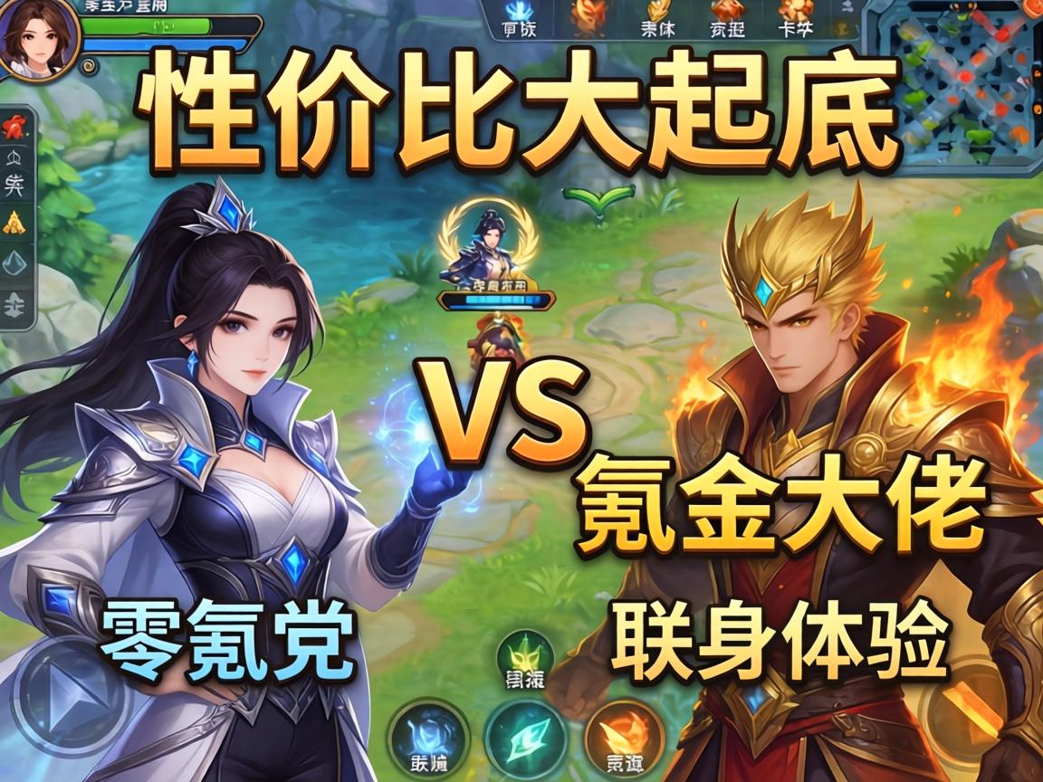 一、性价比大起底，零氪党VS氪金大佬的联机体验