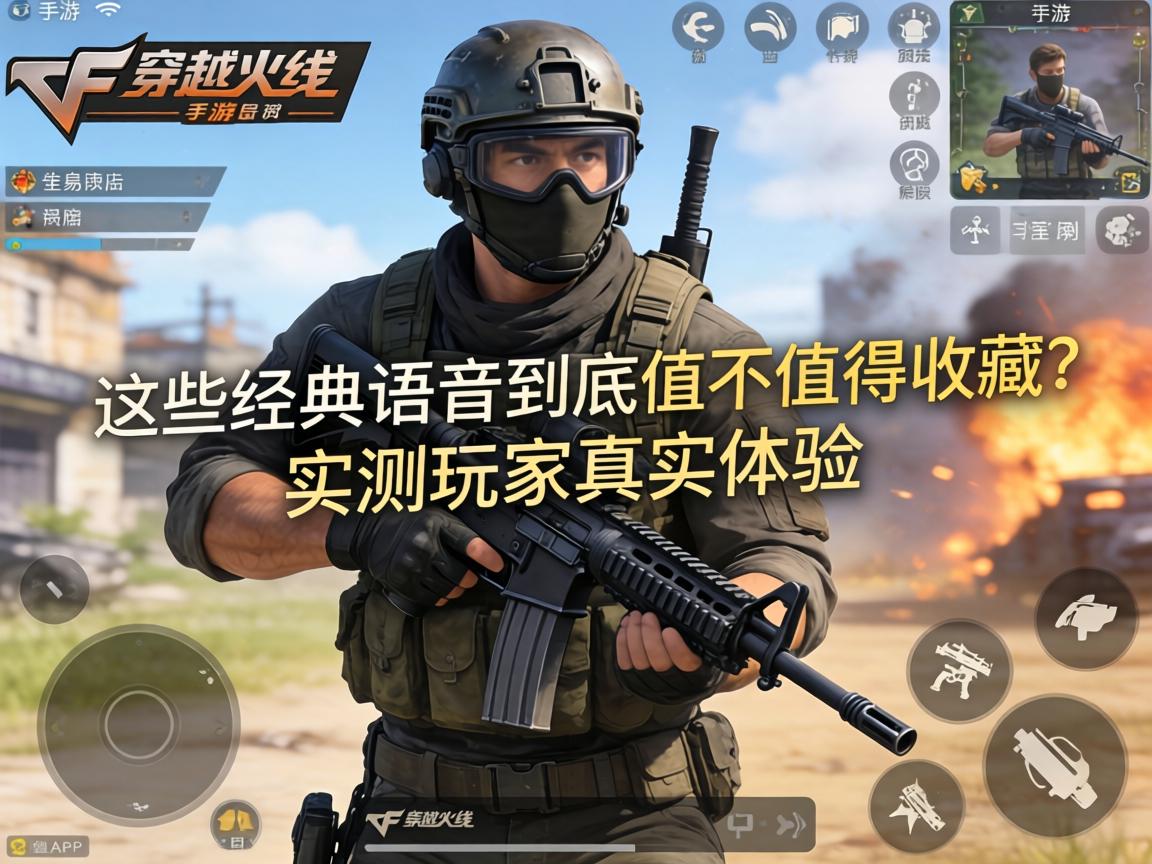 穿越火线手游台词大揭秘，这些经典语音到底值不值得收藏？实测玩家真实体验