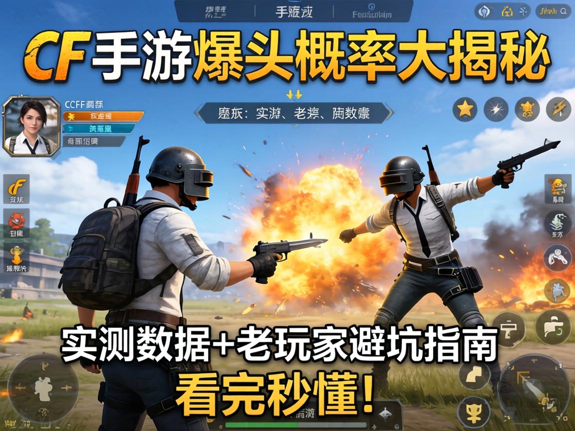 CF手游爆头概率大揭秘，实测数据+老玩家避坑指南，看完秒懂！