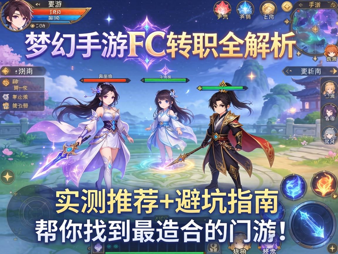 梦幻手游FC转职全解析，实测推荐+避坑指南，帮你找到最适合的门派！