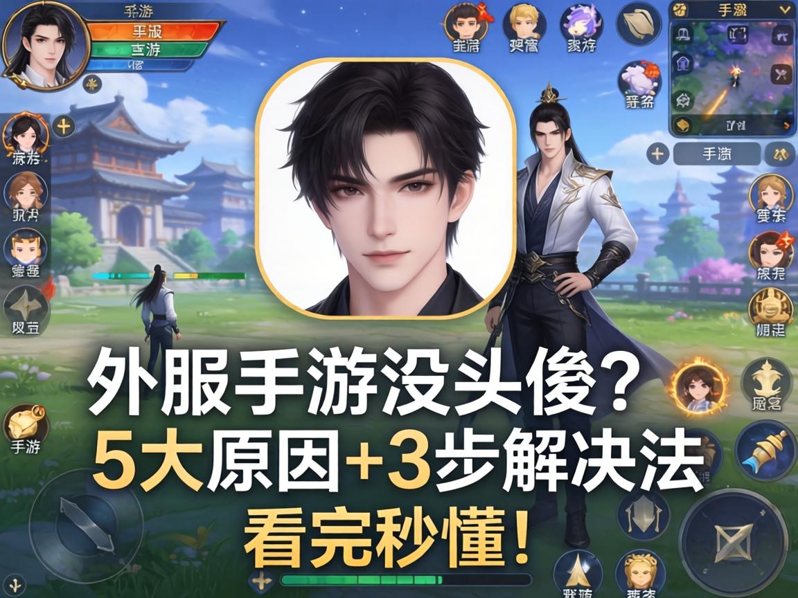 外服手游没头像？5大原因+3步解决法，看完秒懂！