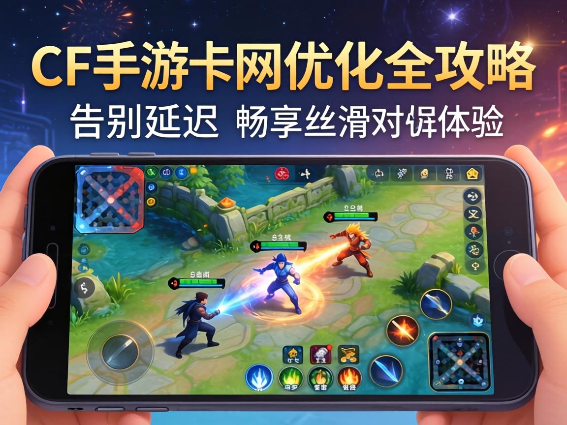 CF手游卡网优化全攻略,告别延迟,畅享丝滑对战体验 CF手游卡网优化全攻略