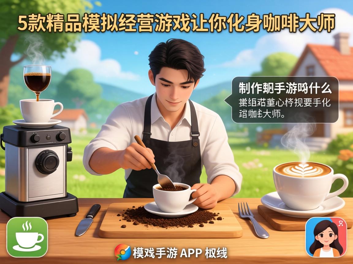 这5款精品模拟经营游戏让你化身咖啡大师