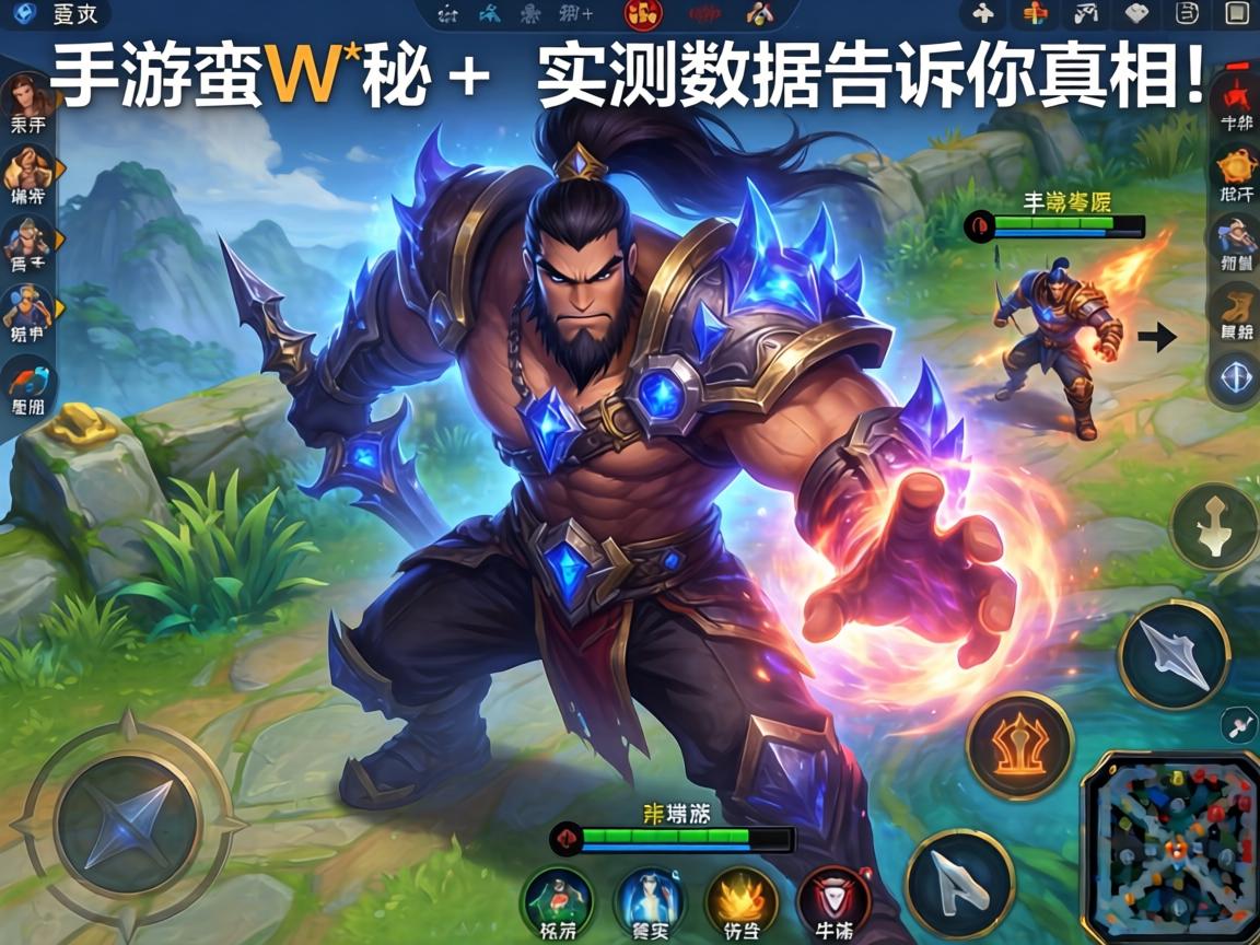LOL手游蛮王W技能大揭秘,为何与端游差异如此大?实测数据告诉你真相! LOL手游蛮王W技能大揭秘