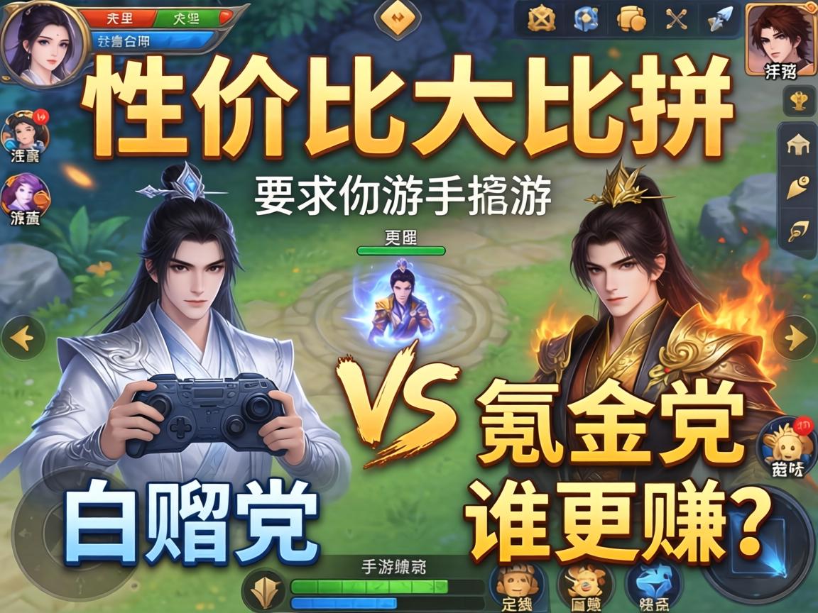 白嫖党VS氪金党