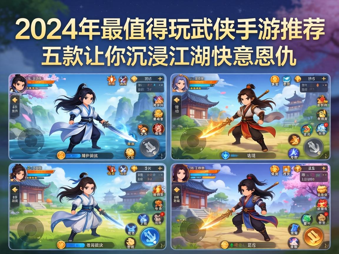 2024年最值得玩的武侠手游推荐