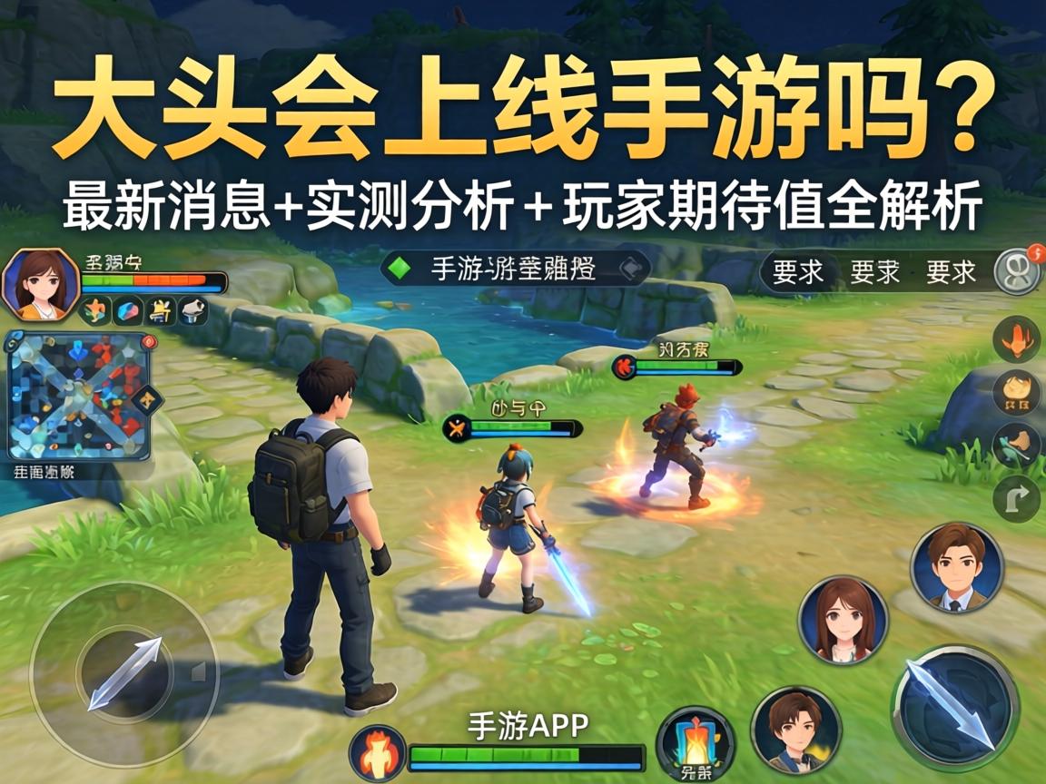 大头会上线手游吗?最新消息+实测分析+玩家期待值全解析 大头会上线手游吗