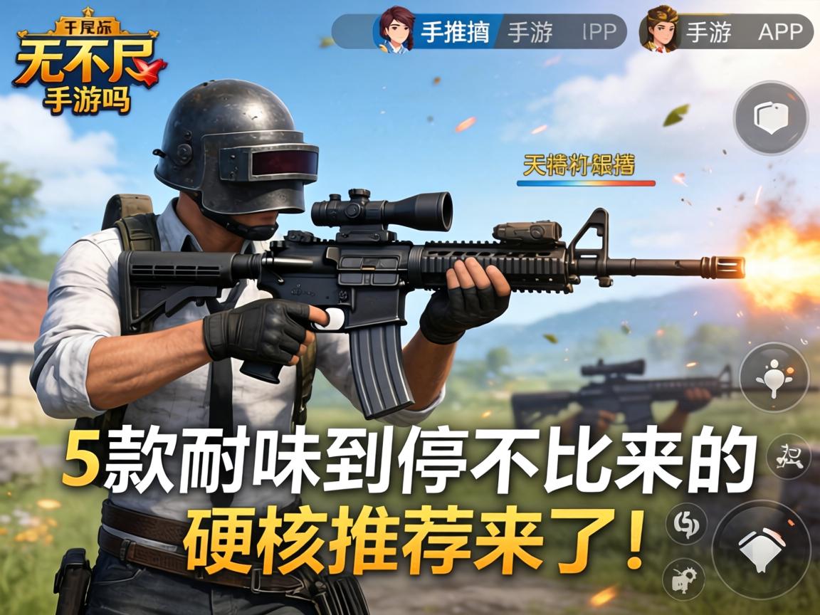 有无尽的射击手游吗？这5款耐玩到停不下来的硬核推荐来了！