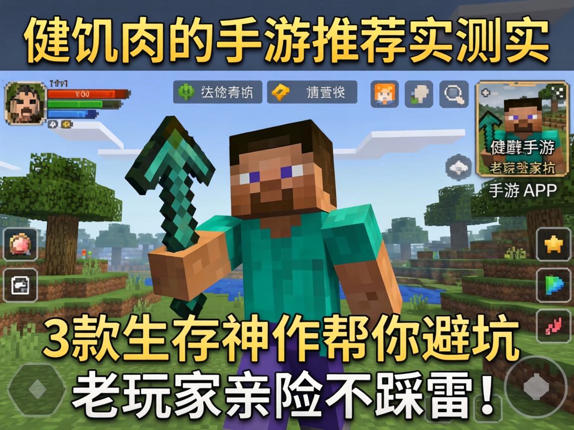 饥荒手游推荐实测，这3款生存神作帮你避坑，老玩家亲测不踩雷！