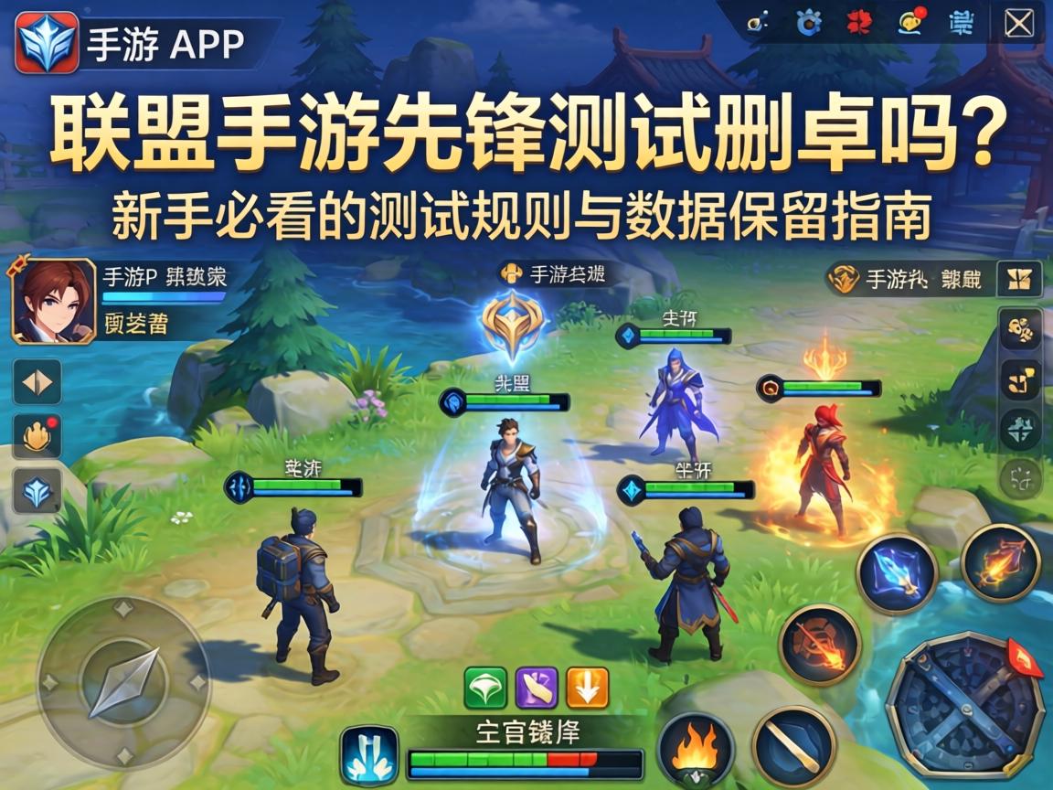 联盟手游先锋测试删档吗？新手必看的测试规则与数据保留指南