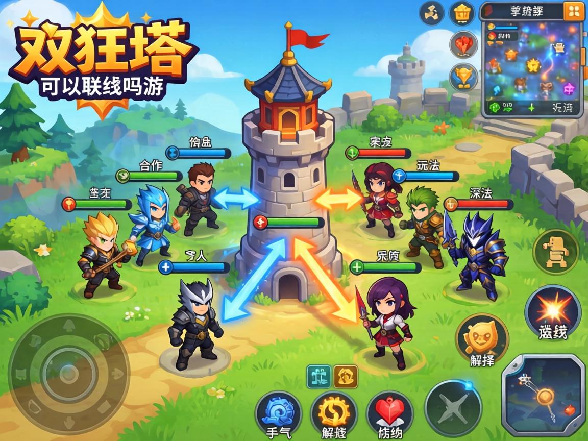 换塔可以联机吗手游？深度解析多人合作塔防的玩法与选择