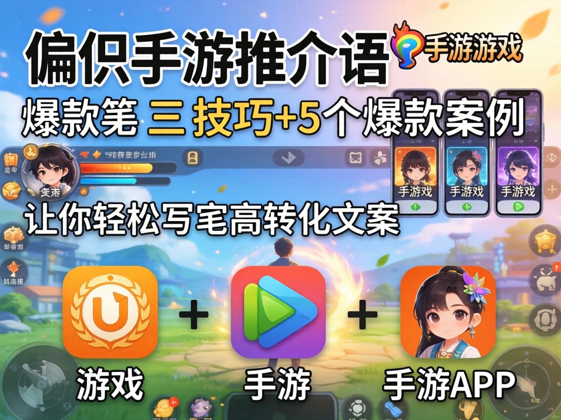 偏爱手游推介语是什么？3个技巧+5个爆款案例让你轻松写出高转化文案