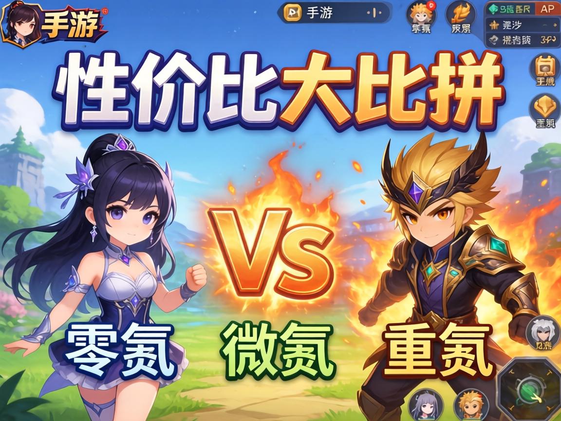一、性价比大比拼，零氪vs微氪vs重氪