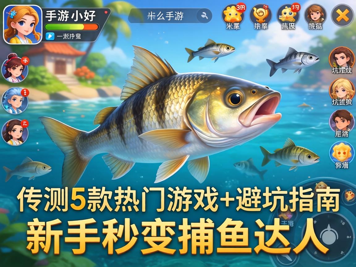 手游什么好打小鱼？实测5款热门游戏+避坑指南，新手秒变捕鱼达人