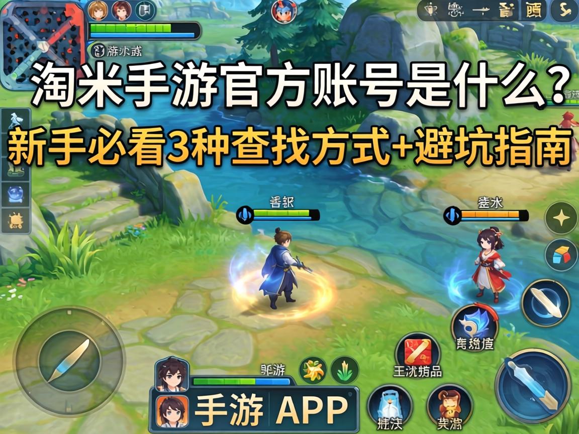 淘米手游官方账号是什么？新手必看的3种查找方式+避坑指南