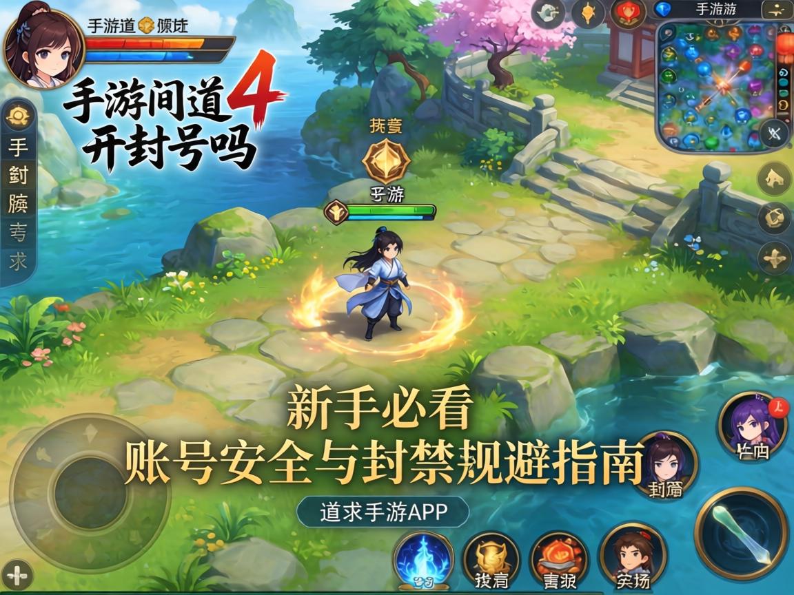手游问道4开封号吗？新手必看的账号安全与封禁规避指南