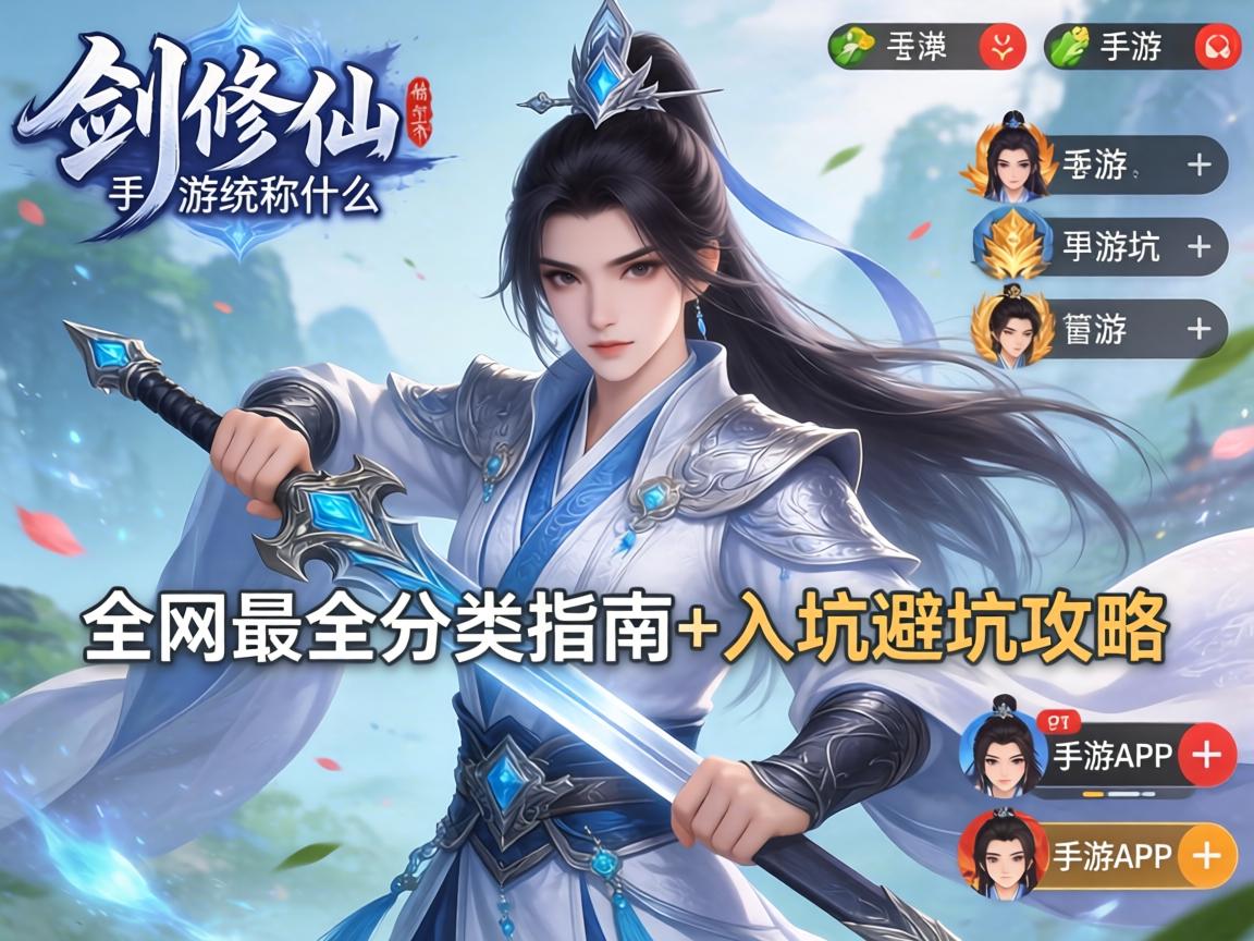 剑修仙手游统称什么？全网最全分类指南+入坑避坑攻略