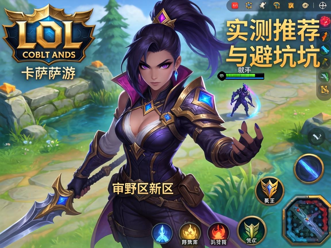 LOL手游卡萨丁，中单刺客还是野区新王？实测推荐与避坑指南