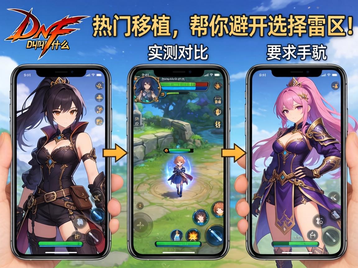 手游版本DNF叫什么？三款热门移植作实测对比，帮你避开选择雷区！