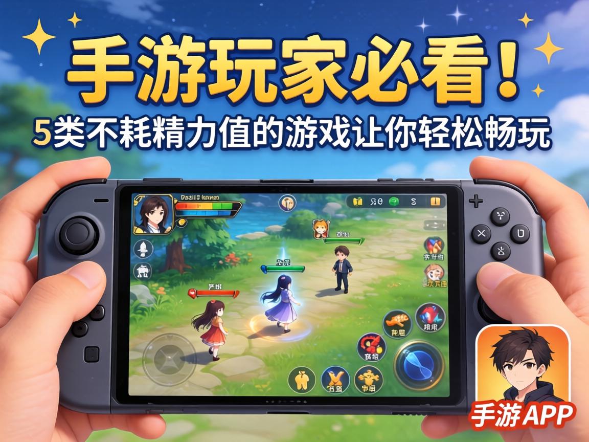 手游玩家必看！这5类不耗精力值的游戏让你轻松畅玩