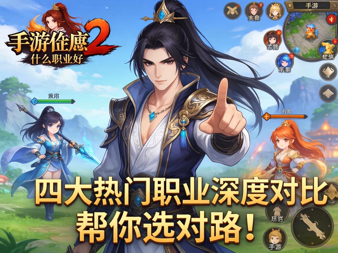 手游征途2什么职业好？四大热门职业深度对比帮你选对路！
