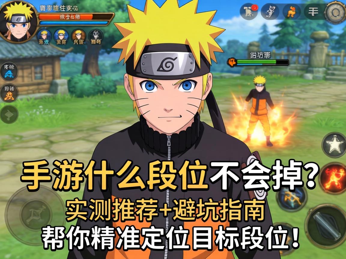 火影手游什么段位不会掉？实测推荐+避坑指南，帮你精准定位目标段位！