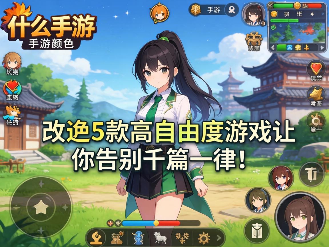 什么手游能改颜色？这5款高自由度游戏让你告别千篇一律！