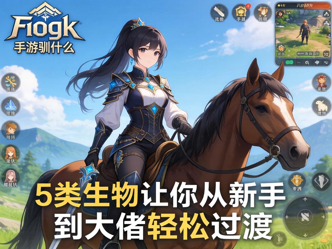方舟手游驯什么坐骑？这5类生物让你从新手到大佬轻松过渡