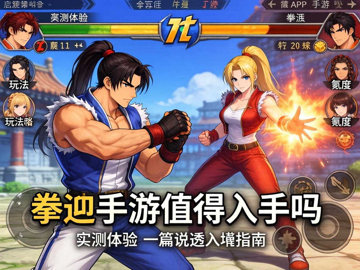 拳皇手游值得入手吗？从玩法、氪度到实测体验，一篇说透入坑指南
