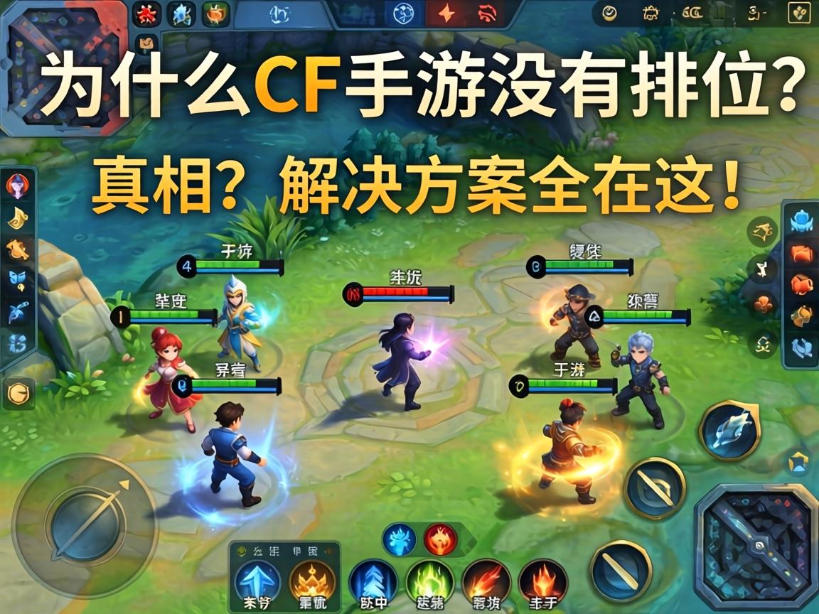 为什么CF手游没有排位？真相和解决方案全在这！