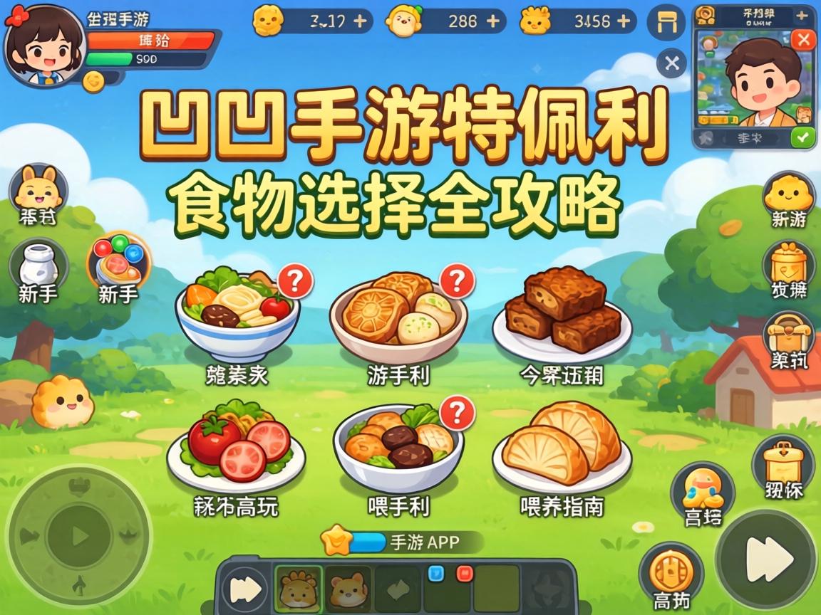 凹凸手游佩利食物选择全攻略，从新手到高玩的喂养指南