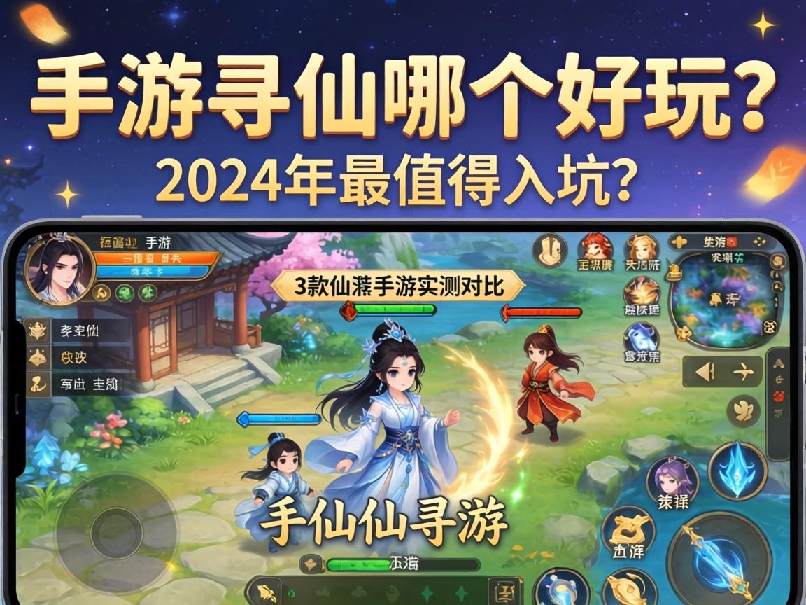 手游寻仙哪个好玩？2024年最值得入坑的3款仙侠手游实测对比
