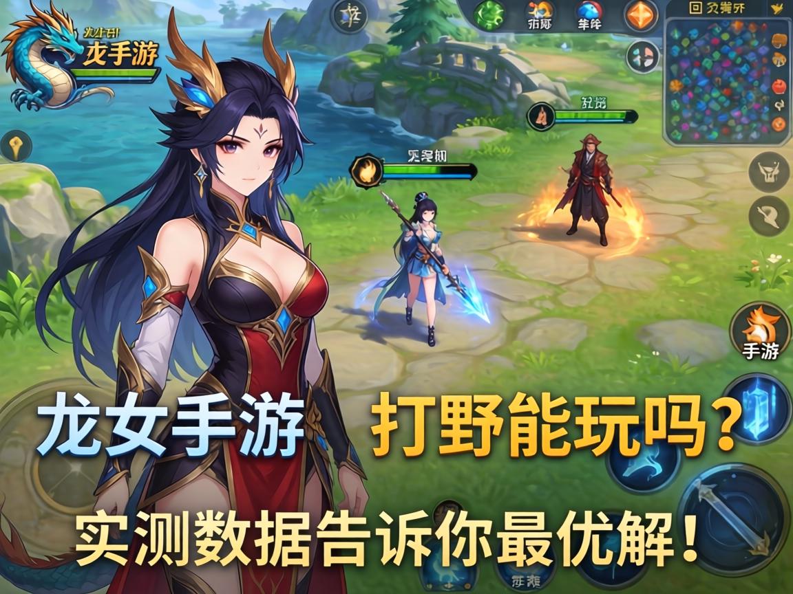 龙女手游不打野能玩吗？实测数据告诉你最优解！